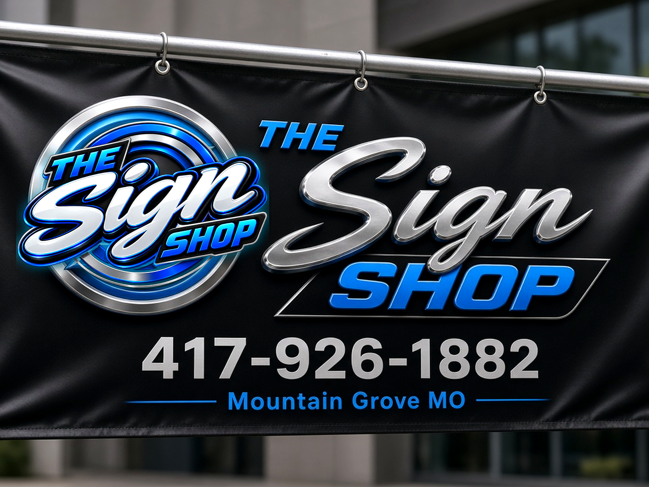 13 ounce vinyl banner with grommets